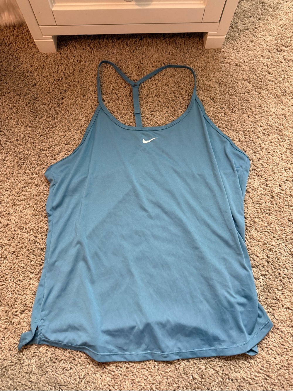 Nike Women's Blue T-Back Athletic Tank